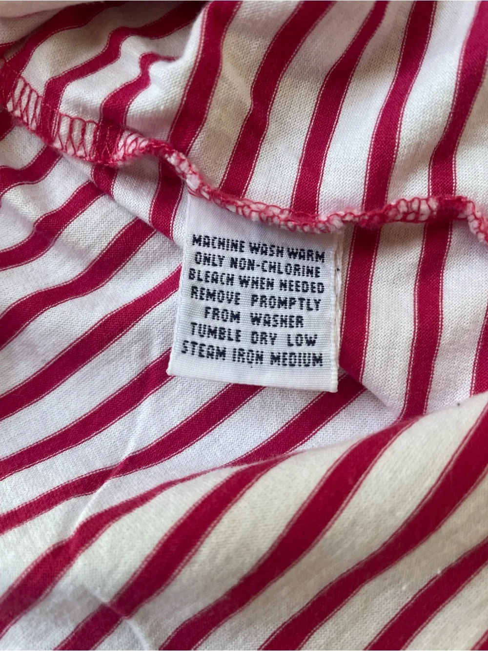 Polo by Ralph Lauren Pink/White Striped shirt w/ green embroidery Men’s Large